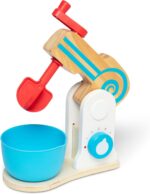 Melissa & Doug Make-a-Cake, 10-Piece Wooden Mixer Set with Play Food & Play Kitchen Accessories, Preschool Toys for Girls & Boys Ages 3+ - FSC Certified - Image 5