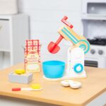 Melissa & Doug Make-a-Cake, 10-Piece Wooden Mixer Set with Play Food & Play Kitchen Accessories, Preschool Toys for Girls & Boys Ages 3+ - FSC Certified - Image 10