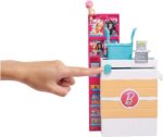 Barbie Doll, Blonde, and Grocery Store with Rolling Cart and Working Belt - Image 5