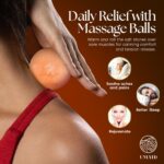 UMAID Himalayan Salt Lamp Bowl with 6 Massage Balls – Dimmable Natural Pink Rock Salt Lamp for Relaxation, Meditation,Yoga, Spa, Office, Bedroom, Wellness, Home Decor, and Unique Gift - Image 5