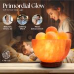 UMAID Himalayan Salt Lamp Bowl with 6 Massage Balls – Dimmable Natural Pink Rock Salt Lamp for Relaxation, Meditation,Yoga, Spa, Office, Bedroom, Wellness, Home Decor, and Unique Gift - Image 7