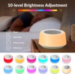 Kipcush Automatic Tibetan Singing Bowl Sound Machine - 11 Authentic Tones, Night Light, Timer & Touch Control - No Manual Striking - Plug in for Yoga, Meditation, Stress Relief & Chakra Healing - Image 8