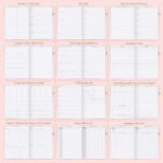 GoGirl Planner PRO - Undated Horizontal Layout Weekly Planner and Organizer + Budgeting and Expense Tracking Pages, Goals Journal & Agenda, 7" x 10" Hardcover, Lasts 1 Year - Rose Gold - Image 7