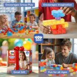 TOY Life 36PCS Magnetic Blocks for Kids Ages 4-8, Magnetic Building Blocks for Toddlers 3-5, Magnet Toys for Toddler, Kids Building Blocks, Toddler Building Toys - Image 6