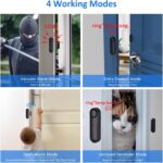 Window and Door Alarm When Opened (2 Pack) for Kids Safety/Home Security, Wireless Opening Sensor Alarms for Sliding Glass Door, 120dB Burglar Alert, Ideal for Business,Garage,Apartment, Black - Image 5