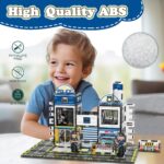 Magnetic Tiles, 50PCS Police Station Theme Building Blocks Set, Magnet Building Blocks and STEM Preschool Toys for Toddlers Kids Ages 3-5 5-7 8-10 - Image 3
