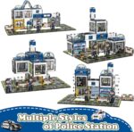 Magnetic Tiles, 50PCS Police Station Theme Building Blocks Set, Magnet Building Blocks and STEM Preschool Toys for Toddlers Kids Ages 3-5 5-7 8-10 - Image 4