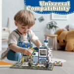 Magnetic Tiles, 50PCS Police Station Theme Building Blocks Set, Magnet Building Blocks and STEM Preschool Toys for Toddlers Kids Ages 3-5 5-7 8-10 - Image 5