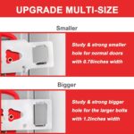 Portable Door Lock-2 Pack Solid Heavy Duty Extra Lock for Additional Privacy and Safety in Hotel,Apartment,and Prevent Unauthorized Entry in Traveling, AirBNB, Apartment and College - Image 3