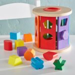 Melissa & Doug Match and Roll Shape Sorter - Classic Wooden Toy - Image 10