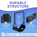 BASIC CONCEPTS Airplane Foot Hammock for Plane Travel Essentials - Airplane Travel Essentials, Long Flight Foot Rest - Plane Gadgets - Image 4