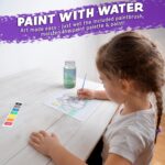 Imagination Works® Paint with Water Books for Kids, 3 Pack | Watercolor Coloring Book Set for Toddler Activities | Spillproof Kids Paint Palettes on Each Page (Jungle, Vehicles, Woodland) - Image 4