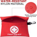 PTEROMY 150 Piece Mini First Aid Kit, Portable Small Emergency Kits Compact 1st Aid Kit for Car, Travel, Home, Camping, Outdoor, Hiking - Image 3