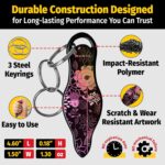 MUNIO Self Defense Keychain – Stylish, Portable Safety Tool for Women & Men – Non-Lethal, TSA Approved, Made in USA - Image 4