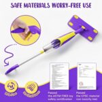 Kids Spray Mop - A Truly usable Cleaning Set for Toddlers, Featuring a Spray Nozzle, 2 Washable mop Pads, and a Scraper. A Montessori Household Toy Gift for Children, Girls, and Boys. - Image 4