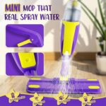 Kids Spray Mop - A Truly usable Cleaning Set for Toddlers, Featuring a Spray Nozzle, 2 Washable mop Pads, and a Scraper. A Montessori Household Toy Gift for Children, Girls, and Boys. - Image 6