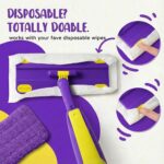 Kids Spray Mop - A Truly usable Cleaning Set for Toddlers, Featuring a Spray Nozzle, 2 Washable mop Pads, and a Scraper. A Montessori Household Toy Gift for Children, Girls, and Boys. - Image 8