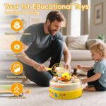 B.Duck Board Games Kids, Toddler Toys Bounce and Catch Duck Games for Kids 4-8, 1-2 Players Handheld Interactive Toy for Boys Girls, Christmas Birthday Holiday Gift for Age 3 & Up - Image 4