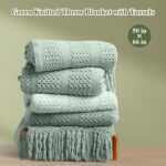 Self Care Giftst for Women 11 in 1 Spa Gift Baske Box with Blanket, Candle, Bath Salt & Tumbler — Birthday, Get Well Soon, Thinking of You, Christmas Gifts (Turquoise-11 in 1) - Image 5