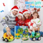 Remote Control Dinosaur Car Toys for Toddler Kids - Best Birthday Gifts for Boys Ages 2 3 4 5 Years Old, 2-Pack Toys for Toddlers 18+ Months with Lights and Music - Image 8