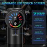 TOLOCO Massage Gun, Deep Tissue Back Massage for Athletes for Pain Relief, Percussion Massager with 10 Massages Heads & Silent Brushless Motor, Christmas Gifts for Women, Men, Black - Image 3