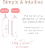 Personal Alarm for Women Adults Seniors – Travel Safe and Waterproof Self Defense Siren – Safety Keychain – Extra Loud – Strobe Light – Cute Key Chain Protection Gift - Image 6