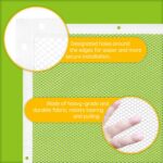 Banister Guard for Baby - 15ft x 3ft, Child Safety Net, Rail Balcony Banister Stair Mesh for Kids, Toys, Pets - White - Image 6