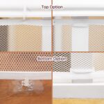 Banister Guard for Baby - 15ft x 3ft, Child Safety Net, Rail Balcony Banister Stair Mesh for Kids, Toys, Pets - White - Image 7