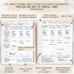 Manifestation Journal – Hourly, Weekly & Monthly Planner with Productivity App | 12-Month Life Organizer & Goal Planner | Spiral Journal, Habit Tracker, Foldable Vision Board & Gift Box - Image 4