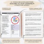 Manifestation Journal – Hourly, Weekly & Monthly Planner with Productivity App | 12-Month Life Organizer & Goal Planner | Spiral Journal, Habit Tracker, Foldable Vision Board & Gift Box - Image 6