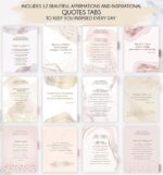 Manifestation Journal – Hourly, Weekly & Monthly Planner with Productivity App | 12-Month Life Organizer & Goal Planner | Spiral Journal, Habit Tracker, Foldable Vision Board & Gift Box - Image 7