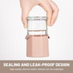 Bottle Covers for Travel, Leak Proofing, Travel Size Container Silicone toiletry sleeves, Leak Locks Travel Accessories for Shampoo Wash Body Bottles and other beauty and personal care(8pcs) - Image 4