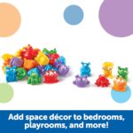 Learning Resources Grab & Sort Fine Motor Alien Counters - 37 Pieces, Ages 3+ Toddler Learning Toys, Math Counters for Kids, STEM Toys for Kids, Preschool Must Haves, Math Manipulatives - Image 5