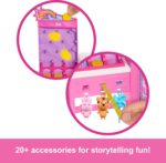 Barbie Mysteries: Beach Detectives Malibu” Doll & Cotton Candy Game Booth Playset with 20 Accessories Including Prizes - Image 5