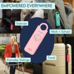 She’s Birdie 3.0 New Version – The Original Personal Safety Alarm for Women by Women–Loud Siren, Flash Light and Rechargeable Battery in a Variety of Colors (Hot Pink) - Image 5