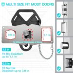 Portable Door Lock for Travel Essential: 2Pack Upgraded Hotel Home Security Safety Locks from Inside Apartment Traveling Front Door Room Security Devices Travel Gifts for Travelers Women - Image 4