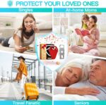 Portable Door Lock for Travel Essential: 2Pack Upgraded Hotel Home Security Safety Locks from Inside Apartment Traveling Front Door Room Security Devices Travel Gifts for Travelers Women - Image 8
