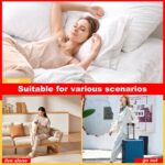 Portable Alarm Door Stopper - 80dB Anti-Theft Security Alarm Door Stoppers for Bottom of Door, Adjustable and Easy to Install for Home, Office, and Travel, Door Security Devices (Red) - Image 8