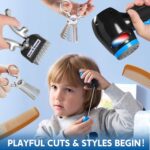 JOYIN Barber Shop Pretend Role Play Toy, 23 Pcs Kids Shaving Kit for Boys, Haircut Kit for Boys 3+ Year Old Birthday Gift, Upgraded Toddler Role Play Set with Storage Box - Image 5