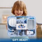 JOYIN Barber Shop Pretend Role Play Toy, 23 Pcs Kids Shaving Kit for Boys, Haircut Kit for Boys 3+ Year Old Birthday Gift, Upgraded Toddler Role Play Set with Storage Box - Image 7