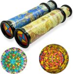 2 Pack Classic Kaleidoscope Toy,Magic Rotating Kaleidoscope,Stretchable Long World Kaleidoscope,Educational Toy Kaleidoscope for Children Gifts - Image 2