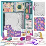 2-Pack DIY Journal Kit for Girls -Christmas Birthday Gifts for Girls 8 9 10 11 12 13 14 Years Old - Arts & Crafts for Teens Trendy Stuff - Scrapbook & Diary Supplies Toys Set - Image 2