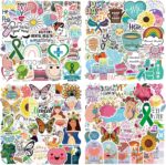 200PCS Mental Health Stickers Gifts for Teens Adults, Mental Health Matters Awareness Items Waterproof Vinyl Decals for Laptops Water Bottles Helmet Doctor Reward Stickers Therapist Office Decor - Image 2
