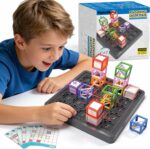 2025 New Laser Maze Reasoning Game, STEM Toys for Ages 8-13 with 60+ Challenges Puzzle Game, Board Games for 8-13 Years Old Children Gift, Learning Education Toys for Space & Logic - 37 Pcs - Image 2