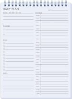 24 Hour Daily Planner - To Do List for Work & Personal Life, Productivity Everyday Planner, Daily Schedule, 6.5 x 9.8 - Image 2