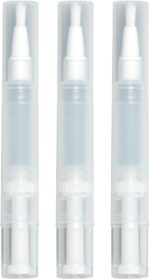 3 Pcs 5ml Travel Size Empty Cuticle Oil Pen, Leak-Proof Twist Pens with Brush Tip, Disposable Lip Gloss Wand DIY Nail Care Kit for Salon & On-the-Go (3 Pcs - 5ml) - Image 2