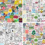 300PCS Positive Motivational Words Stickers for Adults, Waterproof Vinyl Inspirational Quote Stickers for Water Bottle Laptop Vision Board Hydroflasks Journaling Scrapbook Teens Kids Teachers - Image 2