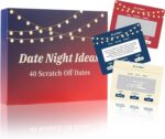 40 Romantic & Fun Scratch Off Date Night Ideas Card, Perfect Couple Gifts for Her or Him, Couple Gifts for Boyfriend, Girlfriend, Wife, Husband, Engagement, Birthday or Anniversaries,Christmas Gifts - Image 2