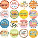 600PCS Growth Mindset Stickers Positive Sayings Inspiring Encouraging Affirmation Sticker Sheets for Planner - Image 2