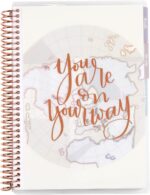 A5 Spiral Bound Travel Journal/Vacation Planner. Track 14 Days of Travel. 3 Tabbed Sections. 160 Pages of Thick 80 lb. Mohawk Paper. Sticker Sheet Included by Erin Condren. - Image 2